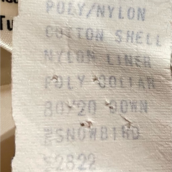 Vintage OBERMEYER Snowbird Barbie Pink Ski Jacket Down Feather Insulated Size 8 - Picture 5 of 7